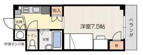 リエス虎丸の間取り画像