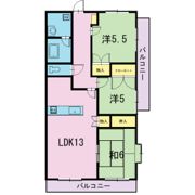 サニーコート上足の間取り画像