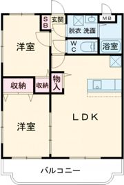 グリーンA1の間取り画像