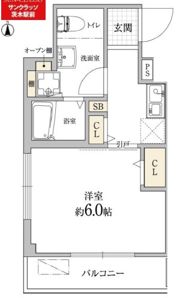 サンクラッソ茨木駅前の間取り画像