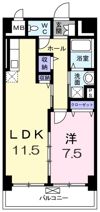 西舞子壱番館の間取り画像