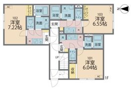 カインドネス厚木旭町Ⅱの間取り画像