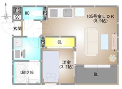 REGALEST 下伊福本町Ⅳの間取り画像