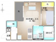 REGALEST 下伊福本町Ⅳの間取り画像