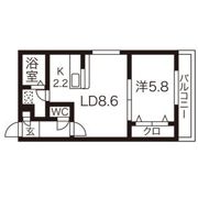 コムズ南平岸の間取り画像