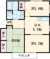 フレグランスむら Cの間取り画像