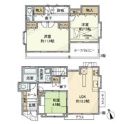 下瀬谷戸建の間取り画像