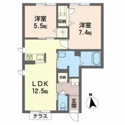 シャーメゾン奥野の間取り画像