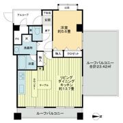 ライオンズマンション元住吉第2の間取り画像