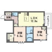 パインズヒルの間取り画像