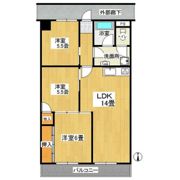 ベルニシキN棟の間取り画像