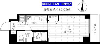 ステージファースト両国南アジールコートの間取り画像