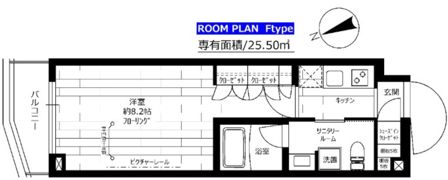 ステージファースト八王子Ⅱの間取り画像