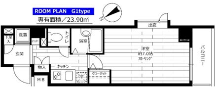 ステージファースト八王子の間取り画像