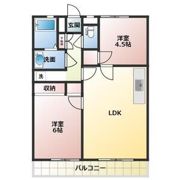 オオムラハイツの間取り画像