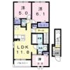 メゾンヴェール高田の間取り画像