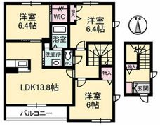 ヴェルデ A棟の間取り画像