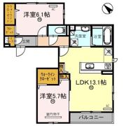 D-room和泉府中檸檬の丘の間取り画像