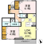 ﾙｶﾞｰｾｸﾞｰﾛ LugarSeguroの間取り画像