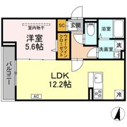 D Paina 浅田の間取り画像