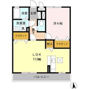 メゾン グランドゥールの間取り画像