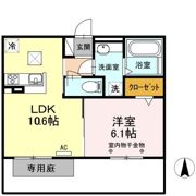 ペッシェ クロシェットの間取り画像