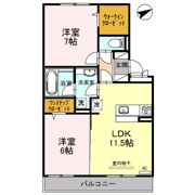 K’S グレイスの間取り画像