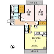 Cozy Court竹中（ｺｰｼﾞｰｺｰﾄﾀｹﾅｶ）の間取り画像