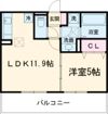 D-ROOM須屋（トリシア）の間取り画像