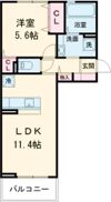 D-ROOM須屋（トリシア）の間取り画像