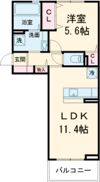 D-ROOM須屋（トリシア）の間取り画像