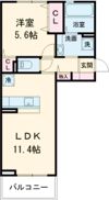 D-ROOM須屋（トリシア）の間取り画像