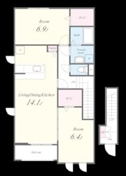 サンシャイン中筋の間取り画像