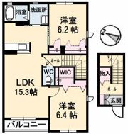 シャーメゾングランシャリオの間取り画像
