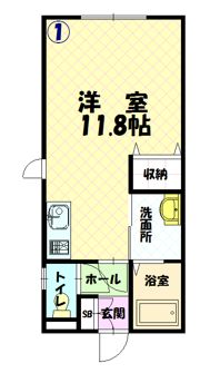 アイビー旭医前Ⅱの間取り画像