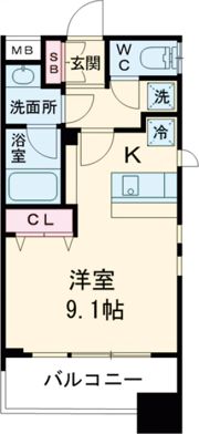 ゲートコート豊中の間取り画像