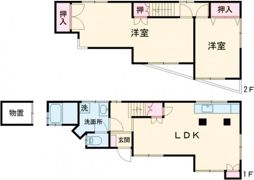 松﨑貸家の間取り画像