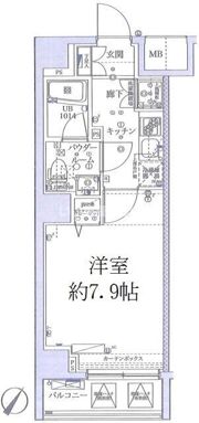 スクエアシティ横浜新子安の間取り画像