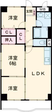 リヴァーウィンドの間取り画像