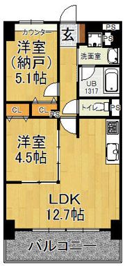 貴賓館の間取り画像