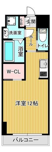 コルドンルージュの間取り画像