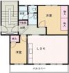 狭山台団地2街区30号棟4階の間取り画像