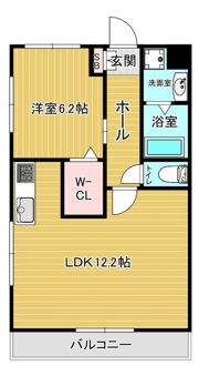 キャピタル蒲生の間取り画像