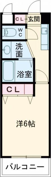 アスフローレスの間取り画像