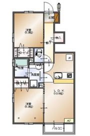 ラルジュの間取り画像