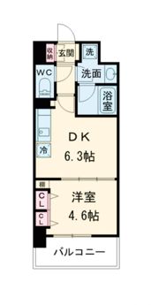 アーバネックス同心の間取り画像