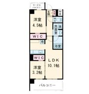 アーバネックス中崎町Ⅱの間取り画像