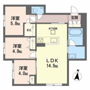 ゼーゲンハウスの間取り画像
