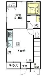 グラシアスAの間取り画像