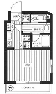 ルーブル富士見台の間取り画像